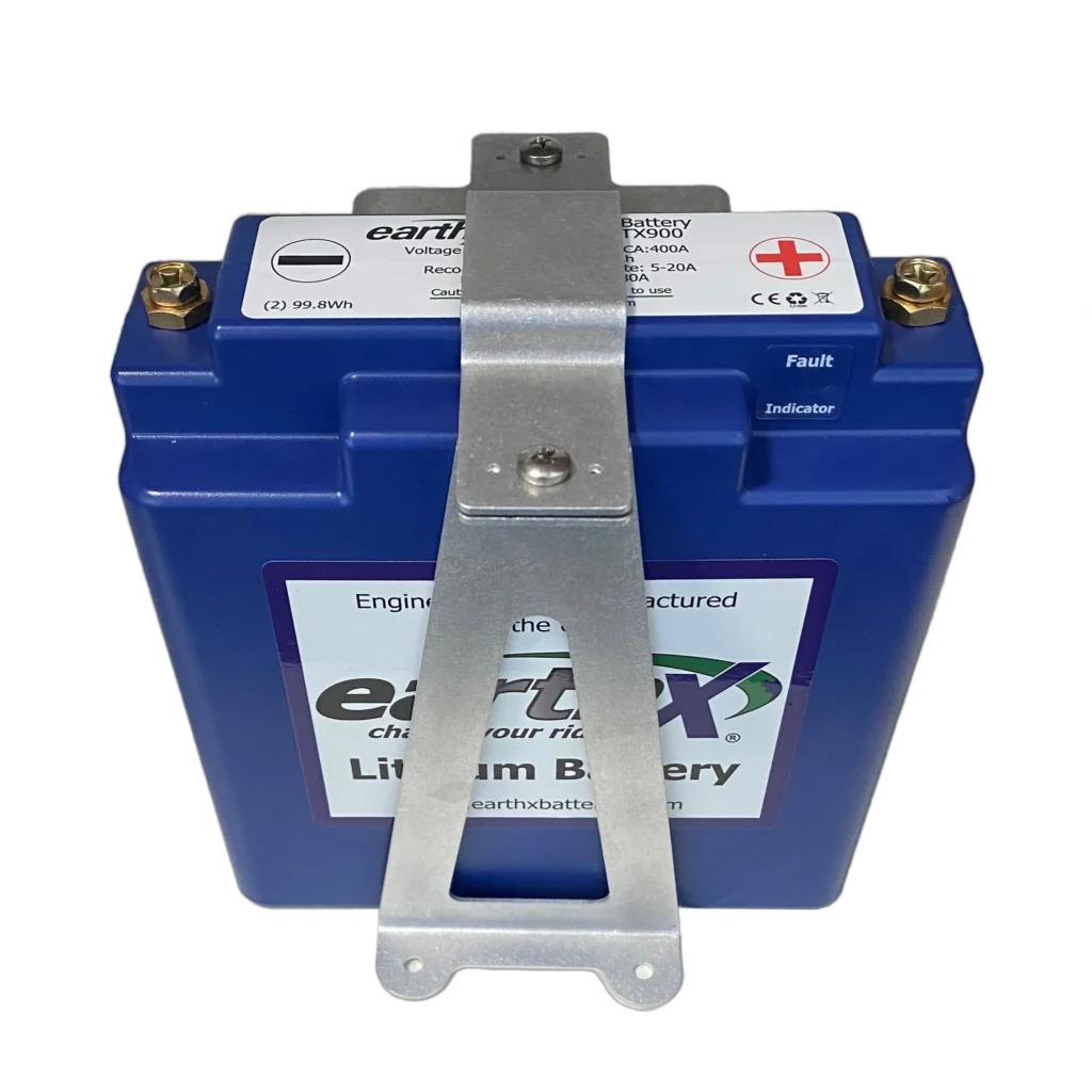 HOLD DOWN BRACKET FOR “E” CASE BATTERIES